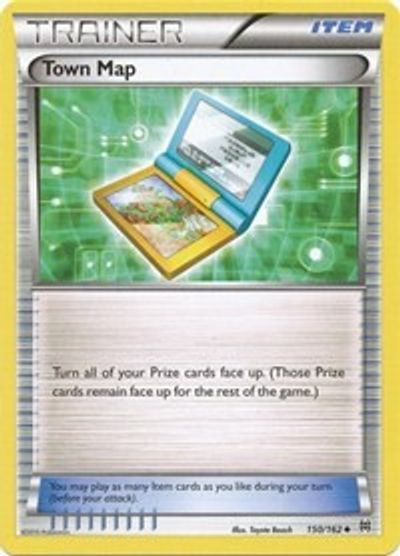 Town Map [Reverse Holo] #150
