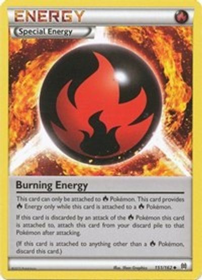 Burning Energy [Reverse Holo] #151