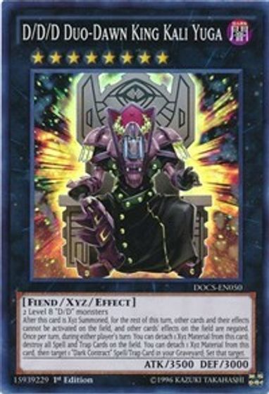 D D D Duo Dawn King Kali Yuga Dimension Of Chaos Yugioh Tcgplayer Com