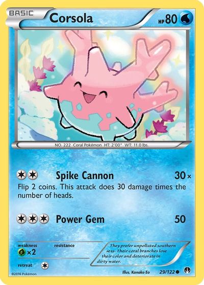 Corsola [Reverse Holo] #29
