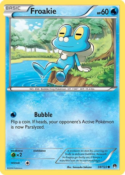Froakie [Reverse Holo] #38