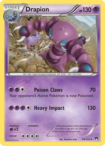 Drapion [Reverse Holo] #54