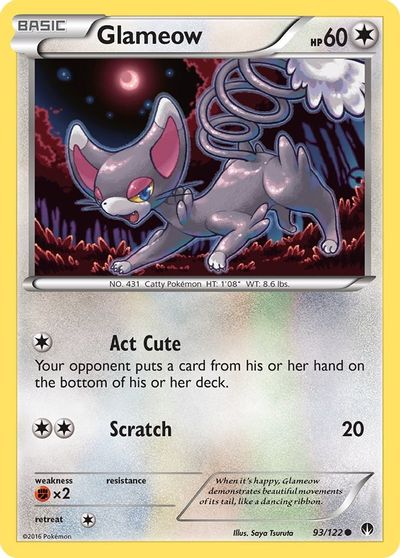 Glameow [Reverse Holo] #93