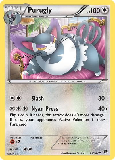 Purugly [Reverse Holo] #94