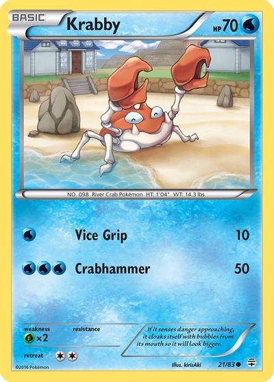Krabby [Reverse Holo] #21