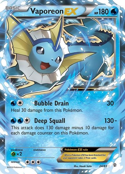 Vaporeon EX #24