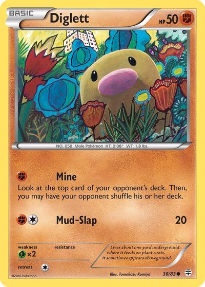 Diglett [Reverse Holo] #38