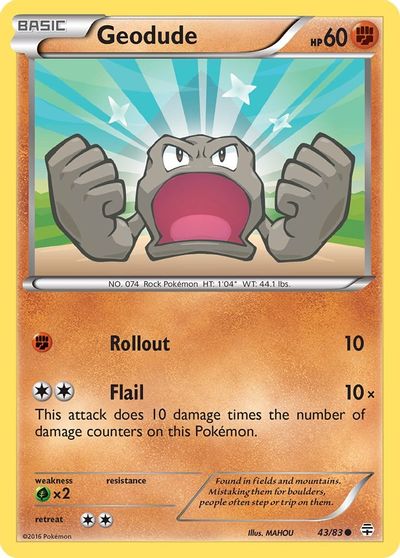 Geodude [Reverse Holo] #43