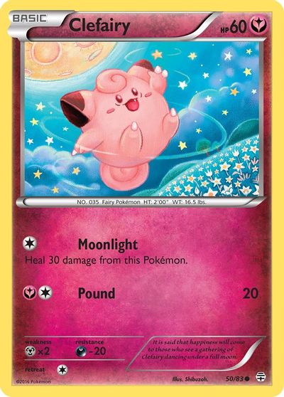 Clefairy [Reverse Holo] #50