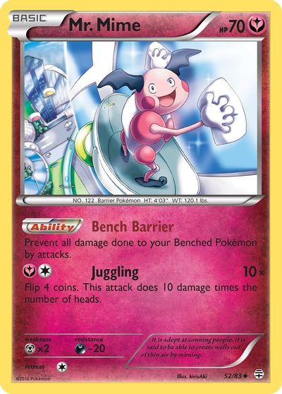 Mr. Mime [Reverse Holo] #52