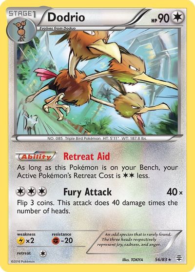 Dodrio [Reverse Holo] #56