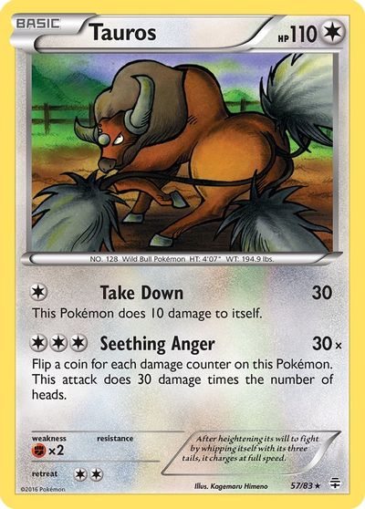 Tauros [Reverse Holo] #57