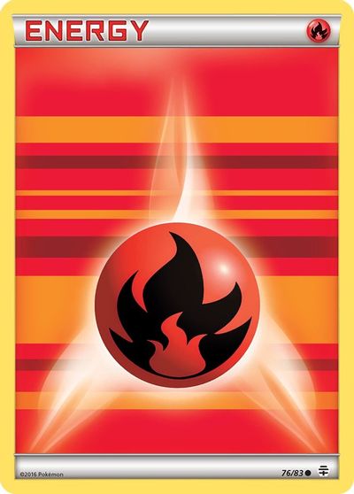 Fire Energy Reverse Holo 76/83 Generations NM/M Pokemon 