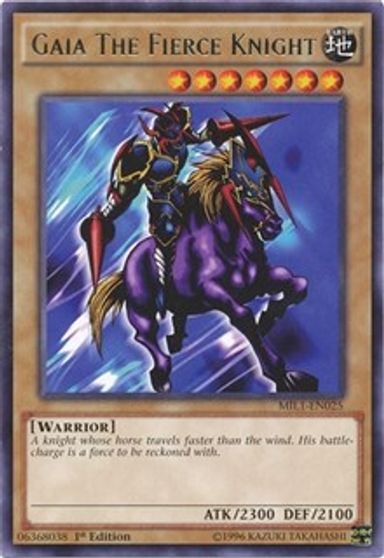 Yu-Gi-Oh Arisen Gaia the Fierce Knight VJMP-JP106 Millennium Yugioh Single Card