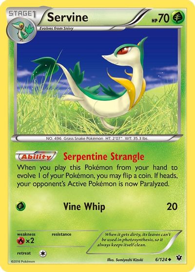 Servine [Reverse Holo] #6
