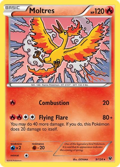 Moltres [Reverse Holo] #9
