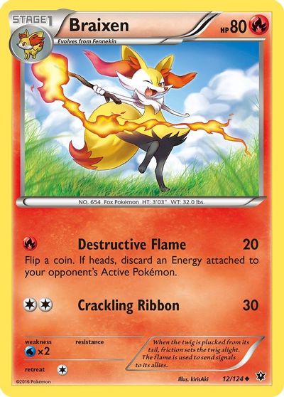 Braixen [Reverse Holo] #12