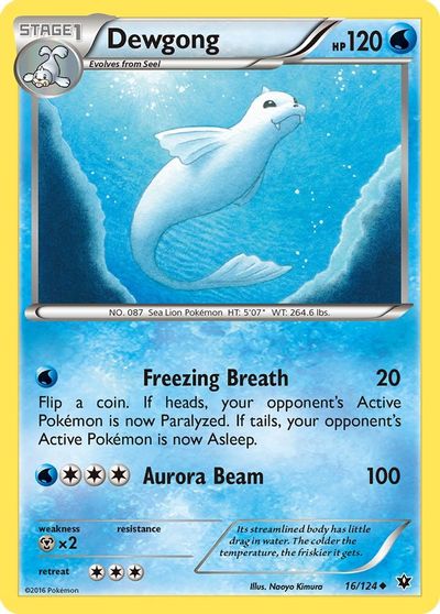 Dewgong [Reverse Holo] #16
