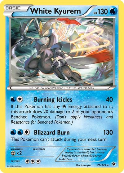 White Kyurem [Reverse Holo] #21