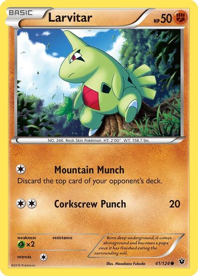 Larvitar [Reverse Holo] #41