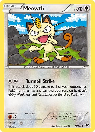 Meowth [Reverse Holo] #74