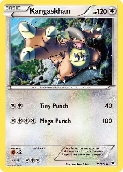 Kangaskhan [Reverse Holo] #75