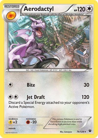 Aerodactyl [Reverse Holo] #76