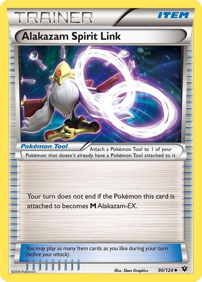 Alakazam Spirit Link [Reverse Holo] #90