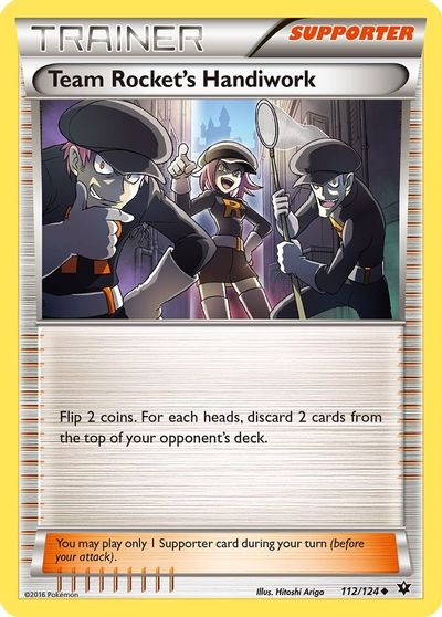 Team Rocket's Handiwork [Reverse Holo] #112