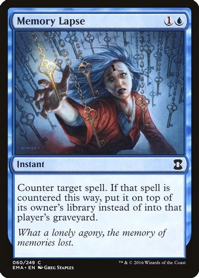 Memory Lapse Eternal Masters Magic The Gathering Tcgplayer Com