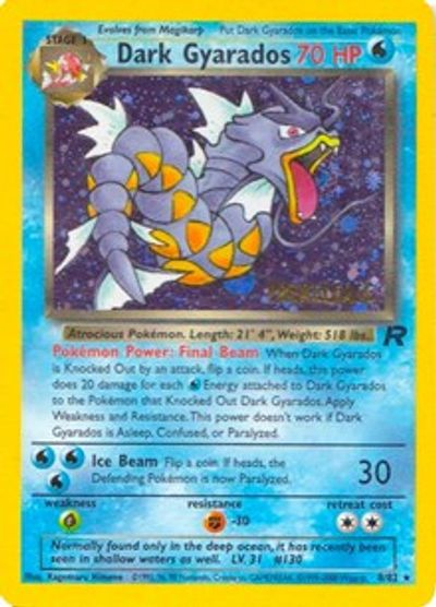 Dark Gyarados [Prerelease] #8
