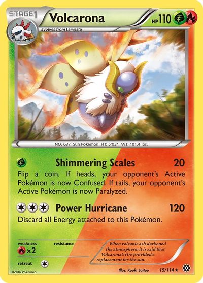 Volcarona [Reverse Holo] #15