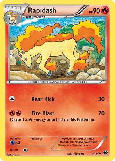 Rapidash [Reverse Holo] #17