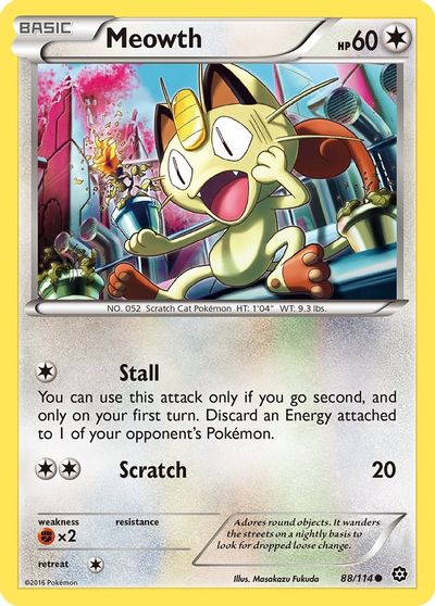 Meowth [Reverse Holo] #88