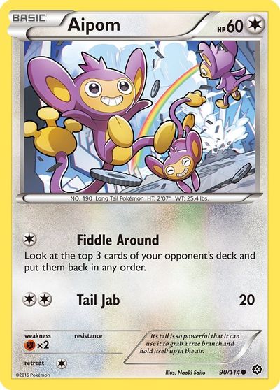 Aipom [Reverse Holo] #90
