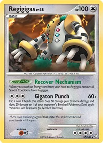 Regigigas [Cosmos Holo] #37