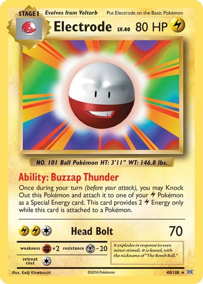 Electrode [Reverse Holo] #40