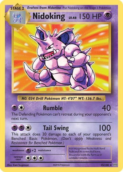 Nidoking [Reverse Holo] #45