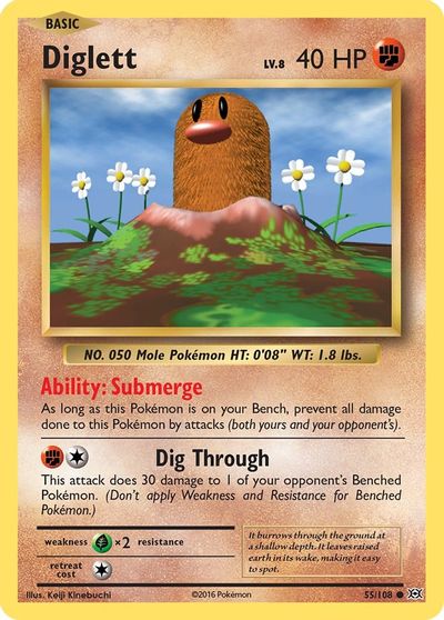 Diglett [Reverse Holo] #55