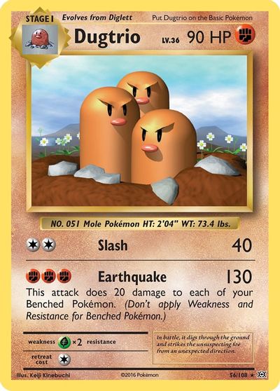 Dugtrio [Reverse Holo] #56
