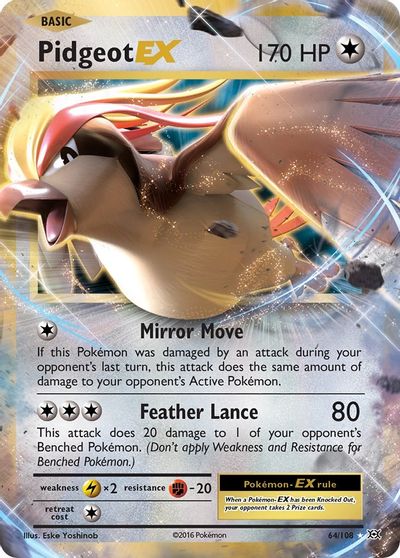 Pidgeot EX #64