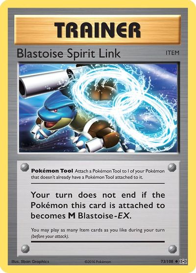 Blastoise Spirit Link [Reverse Holo] #73