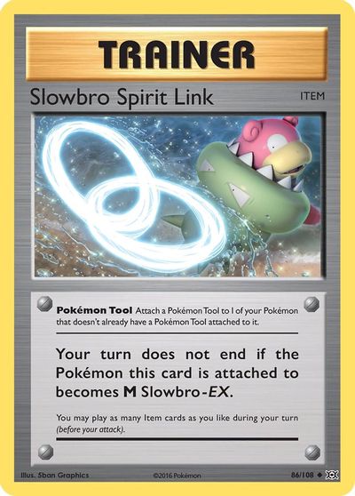 Slowbro Spirit Link [Reverse Holo] #86