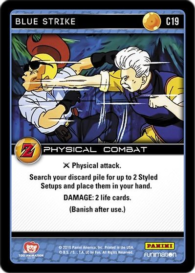 Blue Strike Panini Awakening Dragon Ball Z Tcg Tcgplayer Com