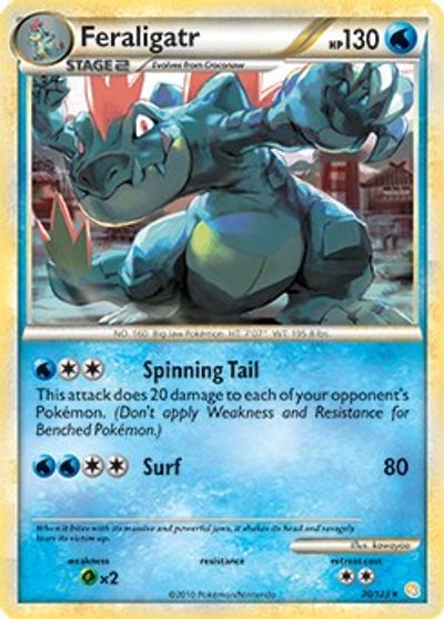 Feraligatr [Cosmos Holo] #20