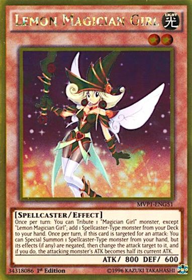 Yugioh Lemon Magician Girl MVP1-EN051 Ultra Rare 1st Edition   