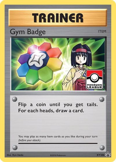 Giovanni's Gym Badge Pokemon League Holo Foil Promo Card Mint 