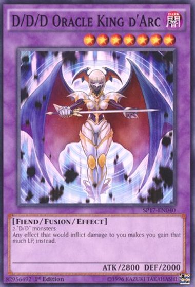 D D D Oracle King dArc Starfoil #SP17-EN040