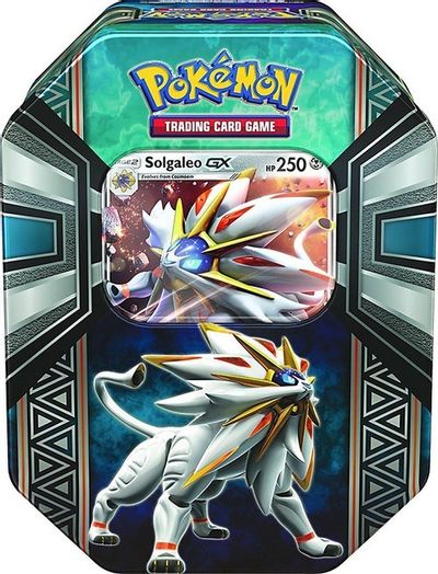 Legends Of Alola Solgaleo GX Tin
