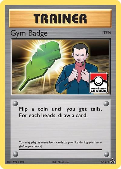 Koga's Gym Badge Pokemon League Holo Foil Promo Card Mint